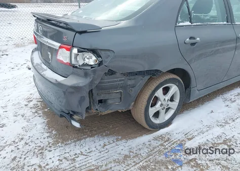 2012 Toyota Corolla S из США, поврежденный, VIN 2T1BU4EEXCC821657